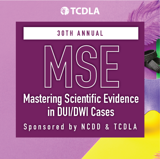 30th Annual MSE in DUI/DWI