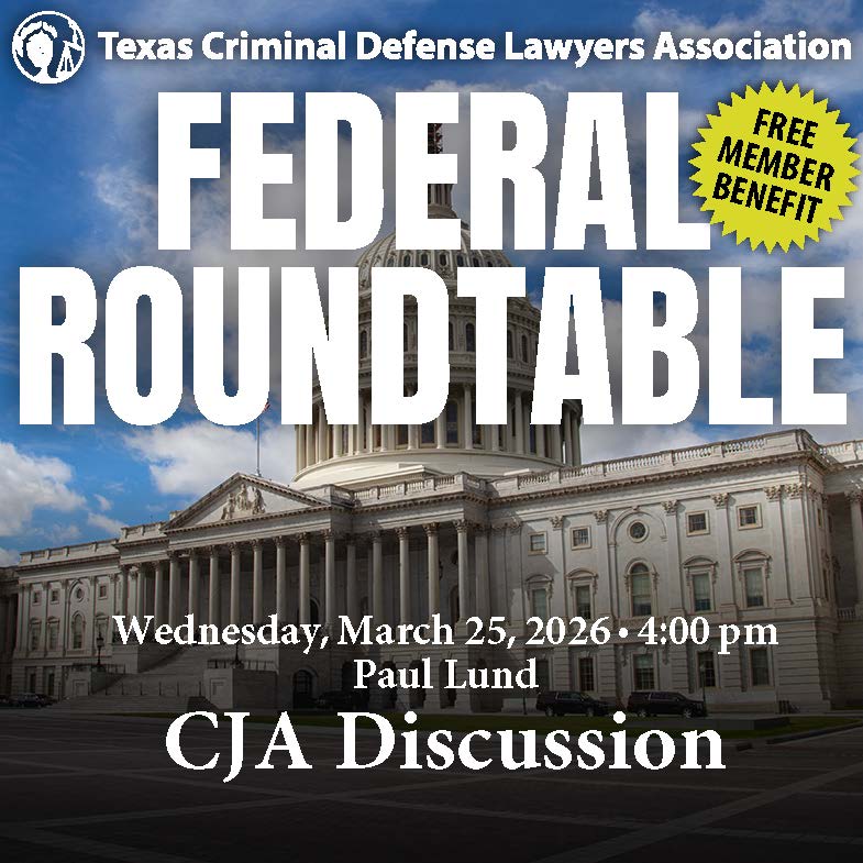 Federal Roundtable: CJA Discussion
