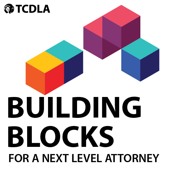 Building Blocks for a Next Level Criminal Defense Attorney