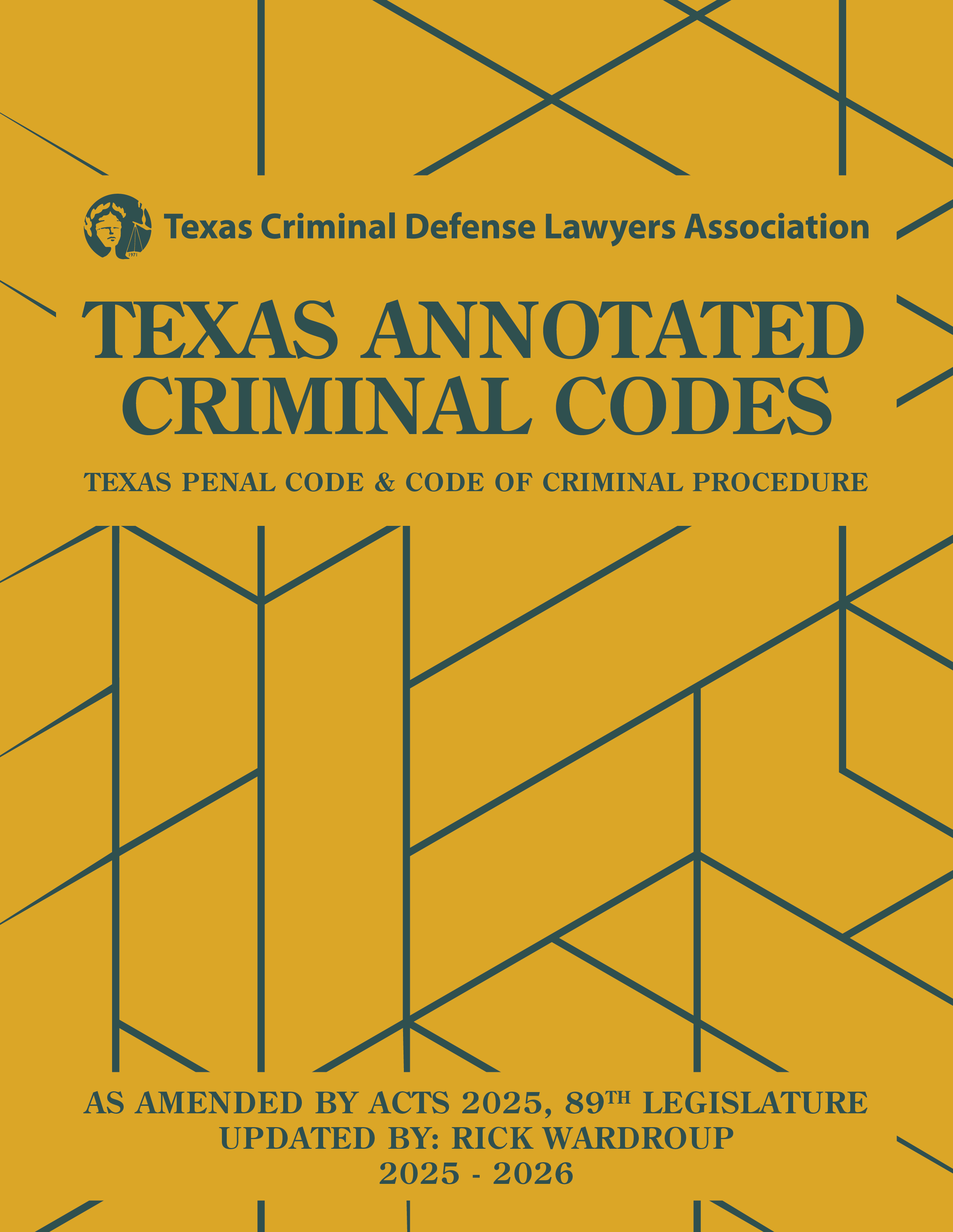 Texas Annotated Criminal Codebooks, 2025-2026